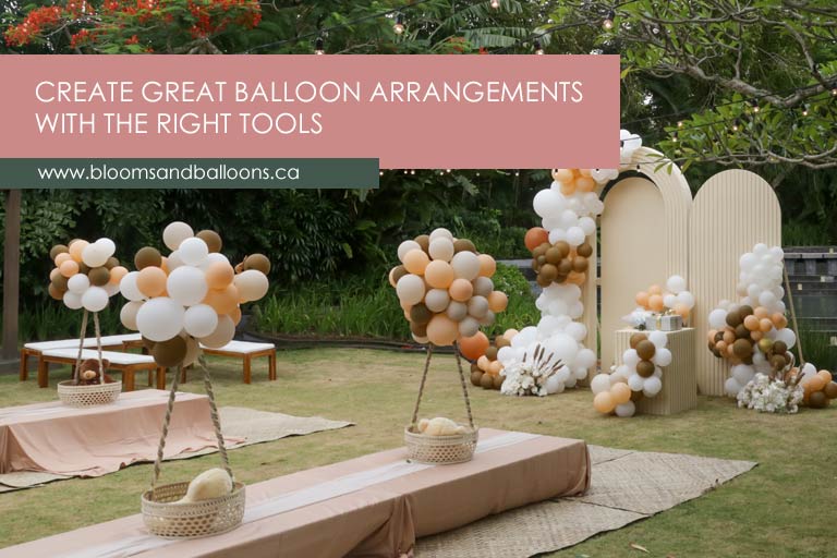 Create great balloon arrangements with the right tools